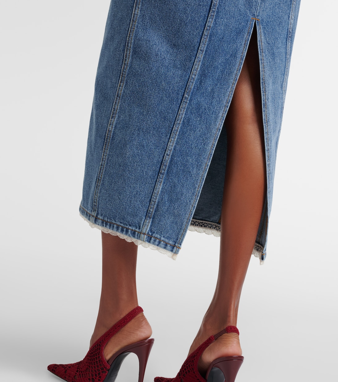 Bustier-Kleid aus Denim | Magda Butrym