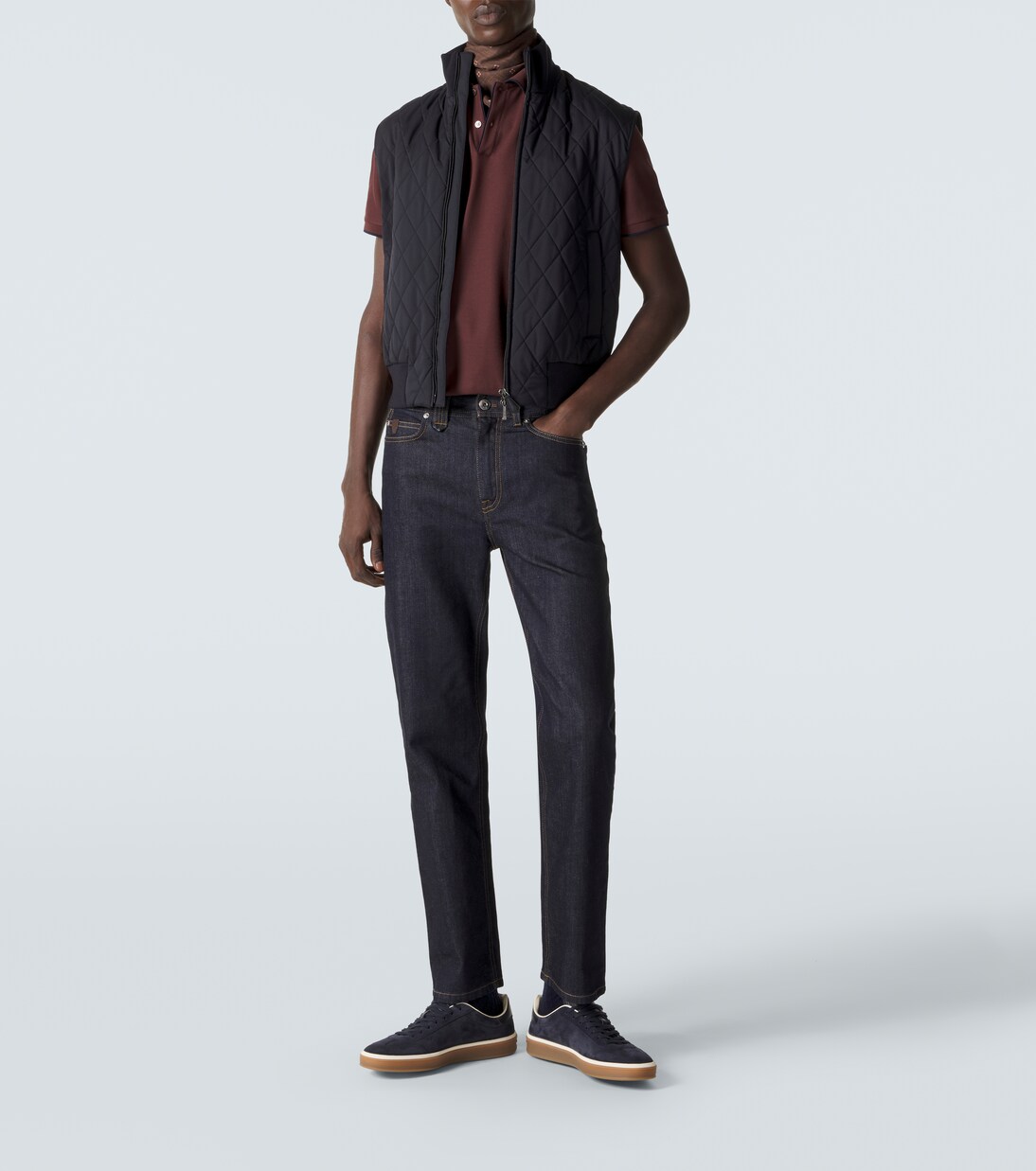 Hopton quilted vest | Loro Piana