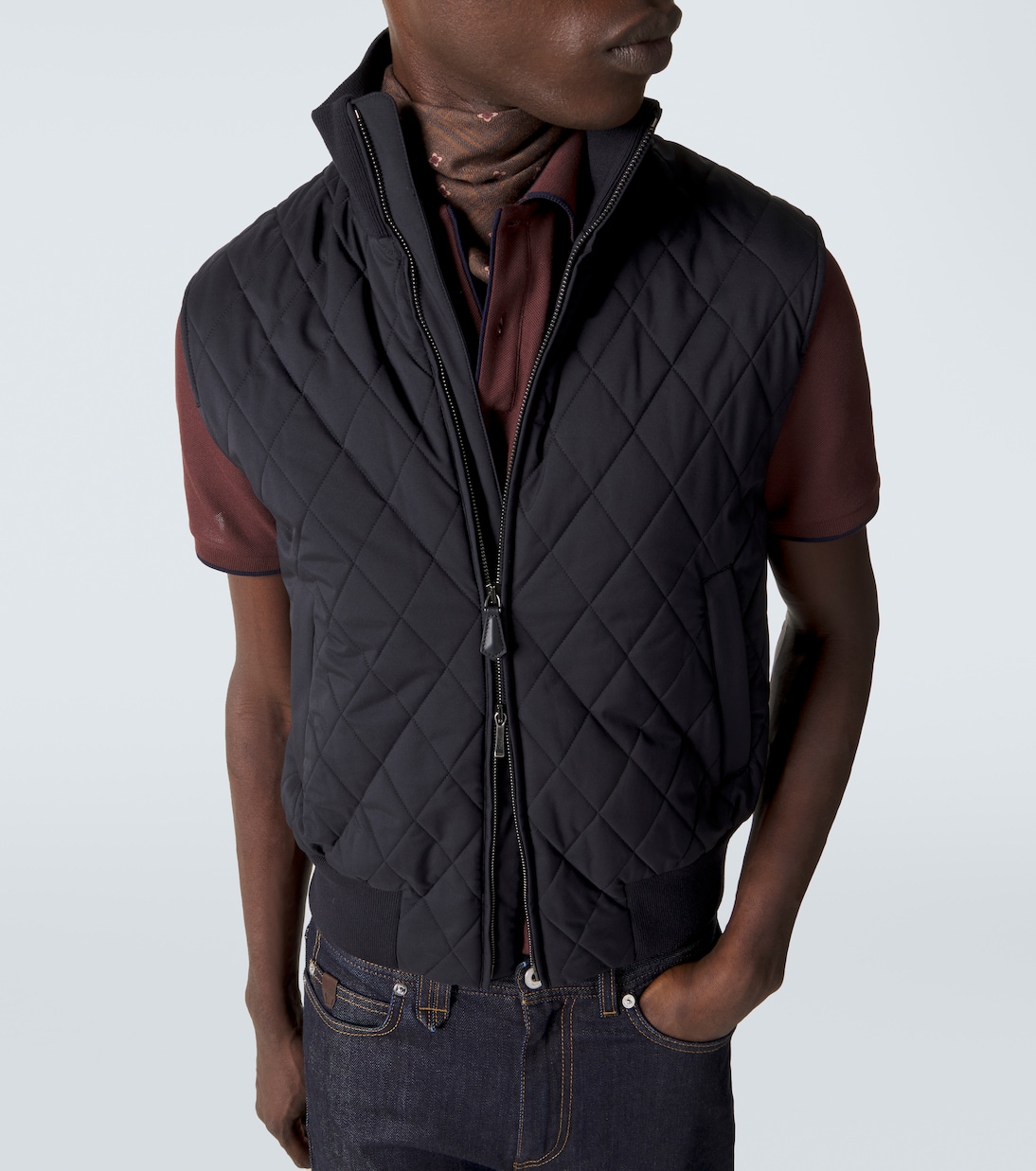 Hopton quilted vest | Loro Piana