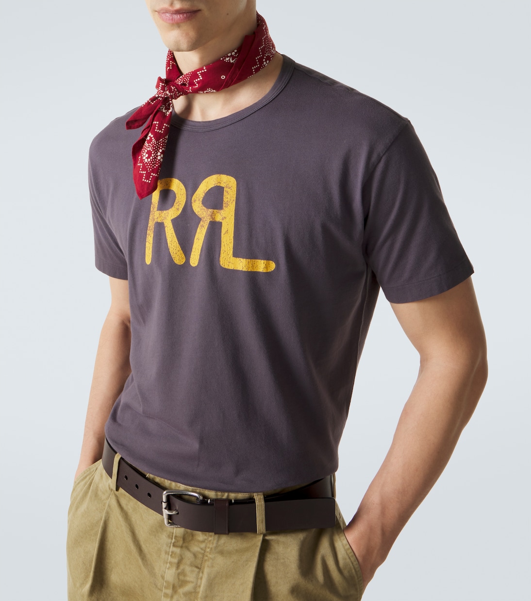 T-Shirt aus Baumwoll-Jersey | RRL