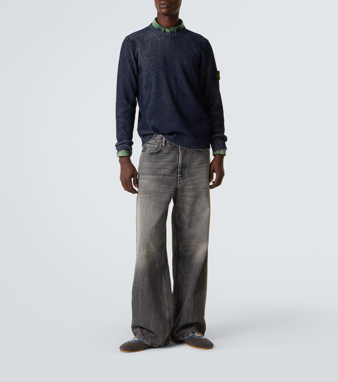 Pullover Compass aus einem Baumwollgemisch | Stone Island