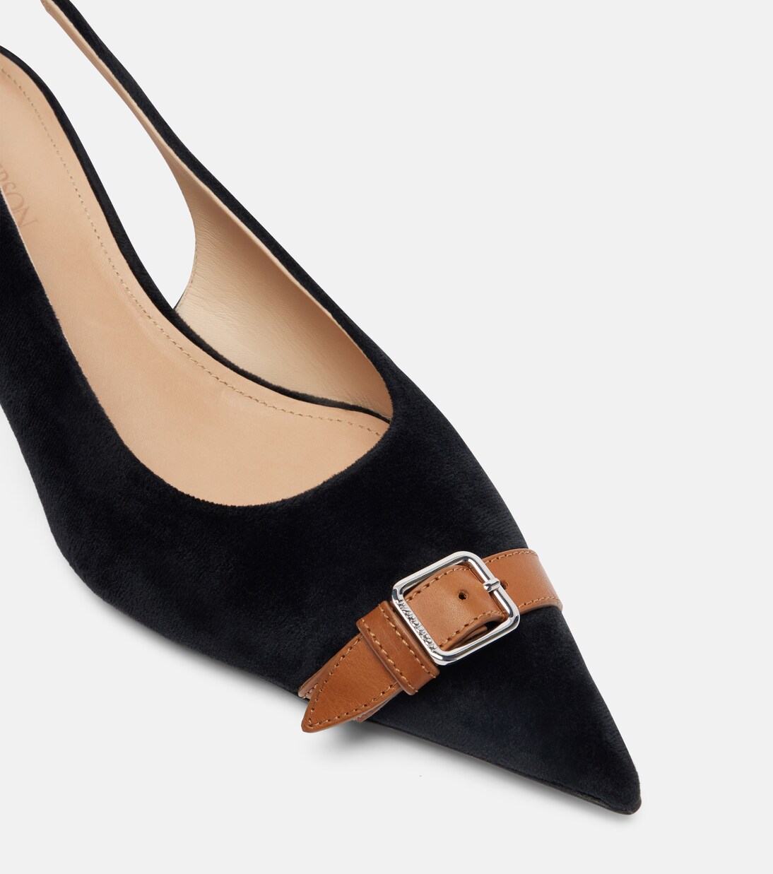 Escarpins slingbacks en velours | JW Anderson