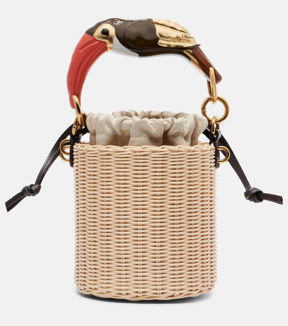 Tropicus wicker bucket bag | Chloé
