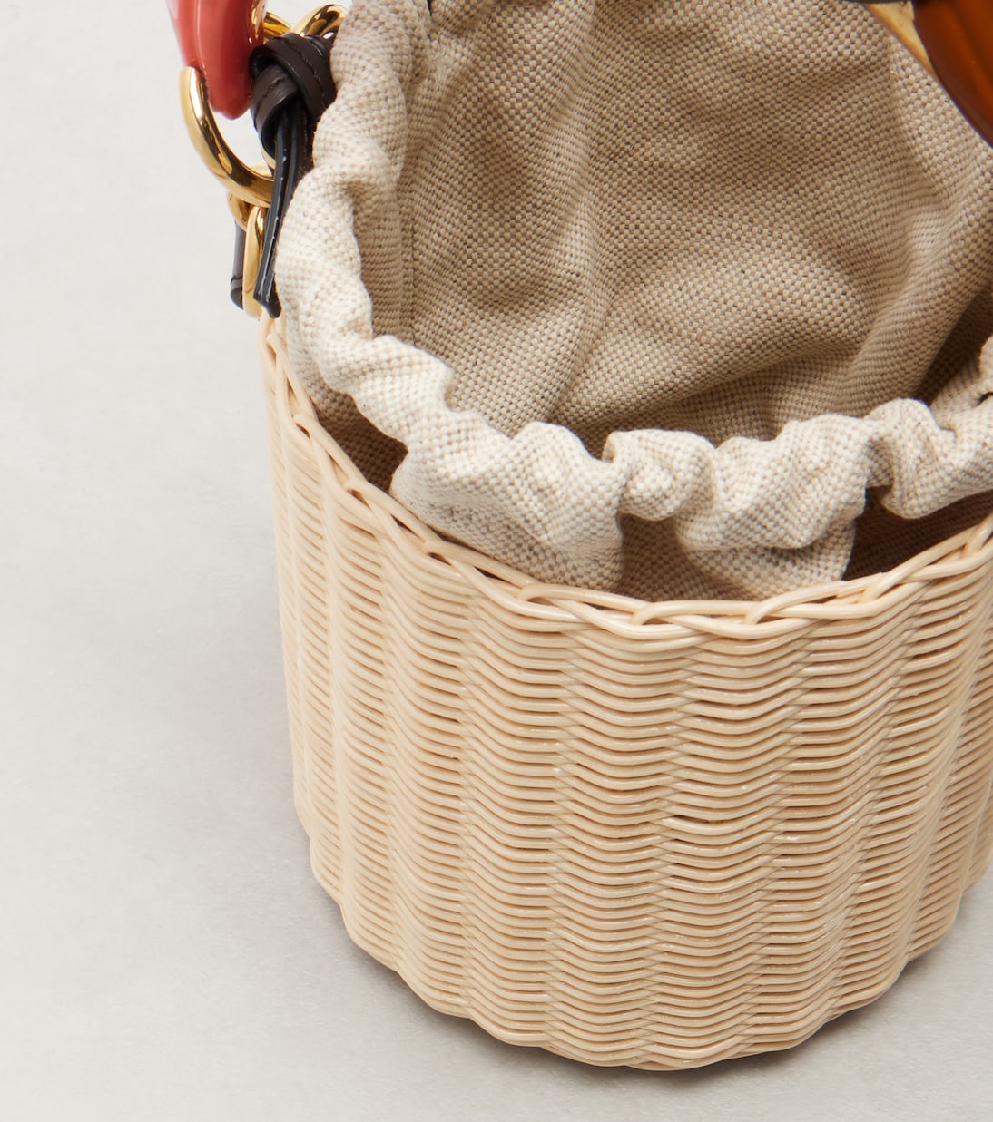 Tropicus wicker bucket bag | Chloé