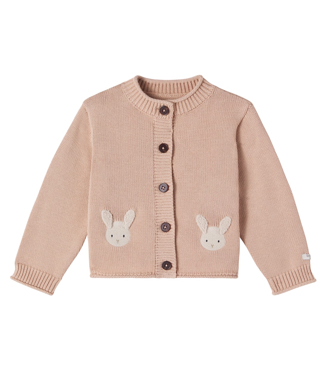 Baby Danta embroidered cotton cardigan | Donsje