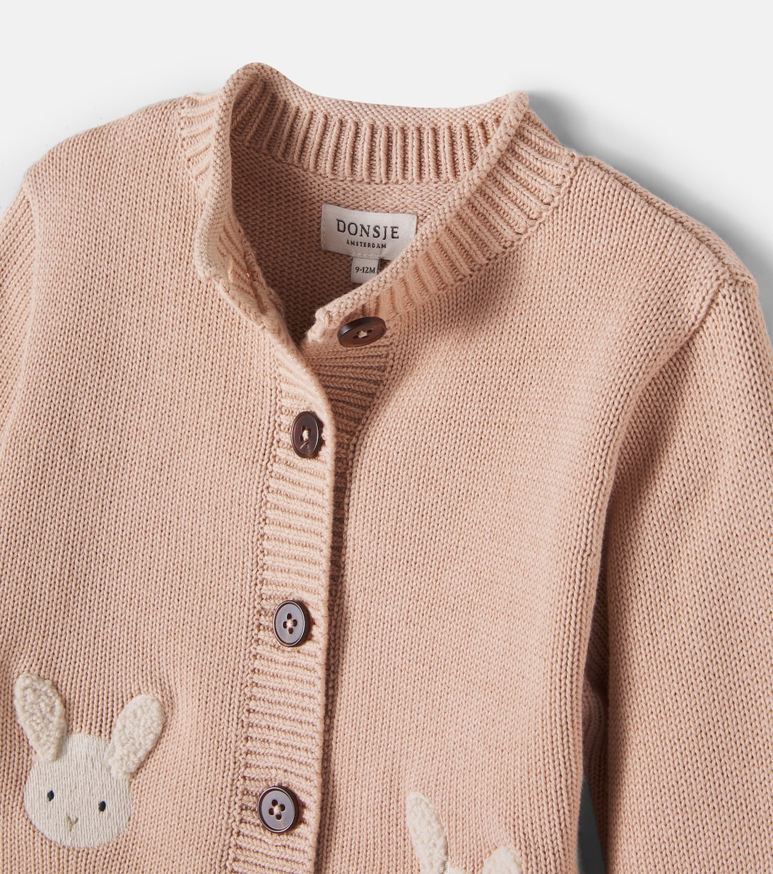 Baby Danta embroidered cotton cardigan | Donsje
