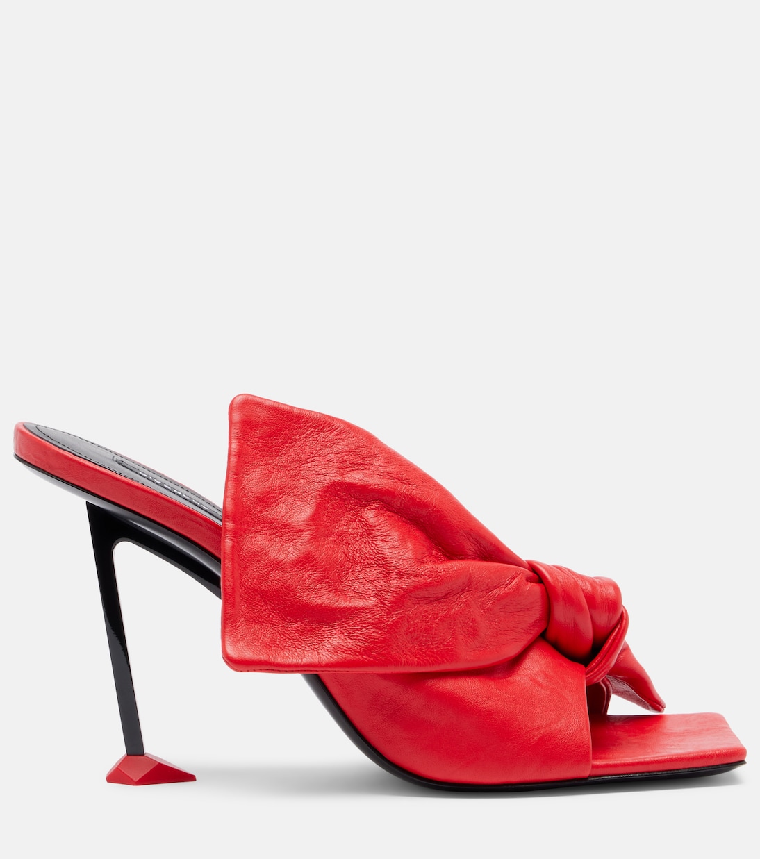 Mules Boudoir Bow en cuir | Givenchy