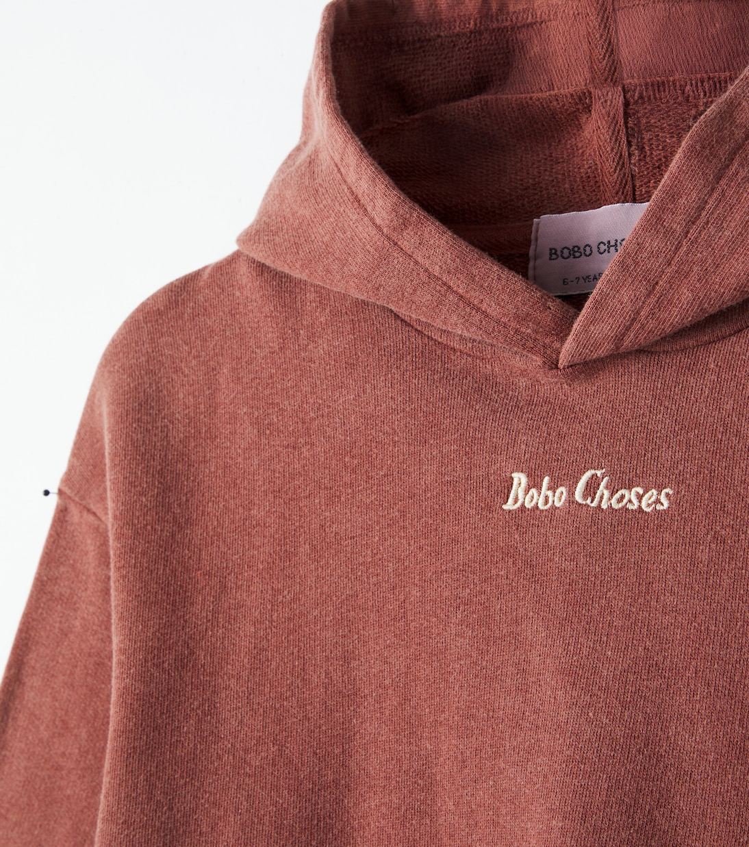 Logo cotton jersey hoodie | Bobo Choses