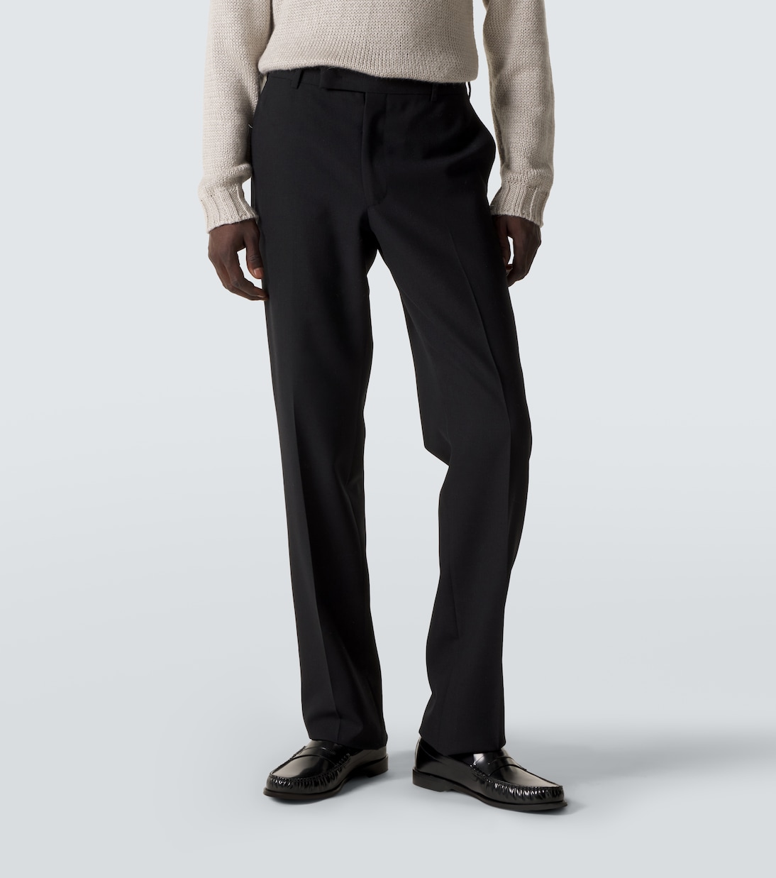 Gerade Hose aus Wolle | Thom Sweeney
