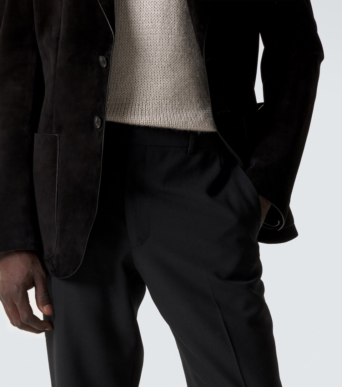 Gerade Hose aus Wolle | Thom Sweeney