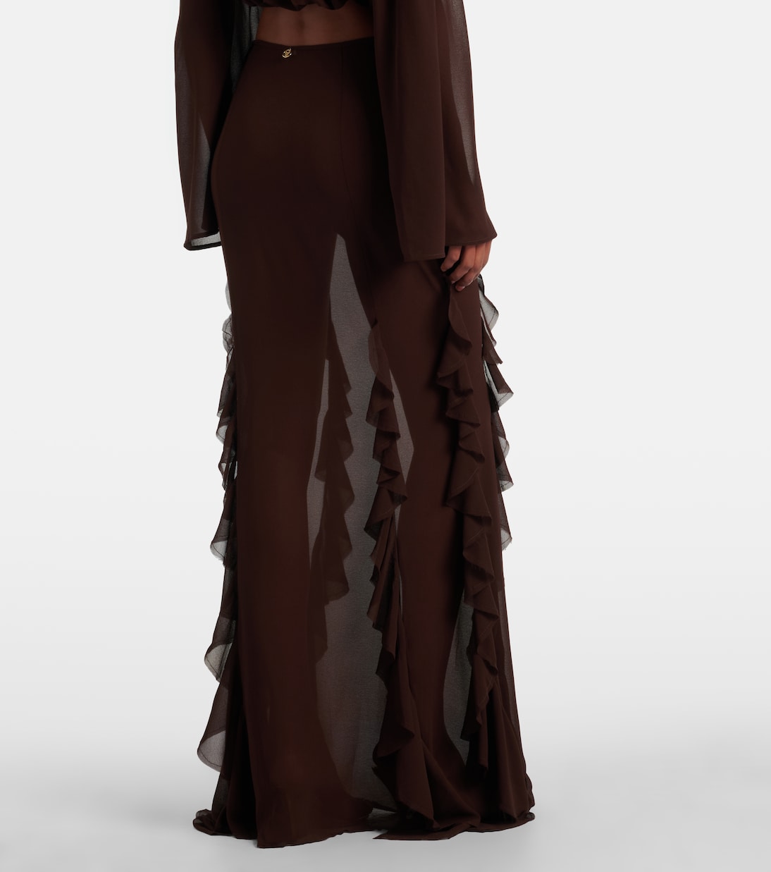 Ora ruffled maxi skirt | Bananhot