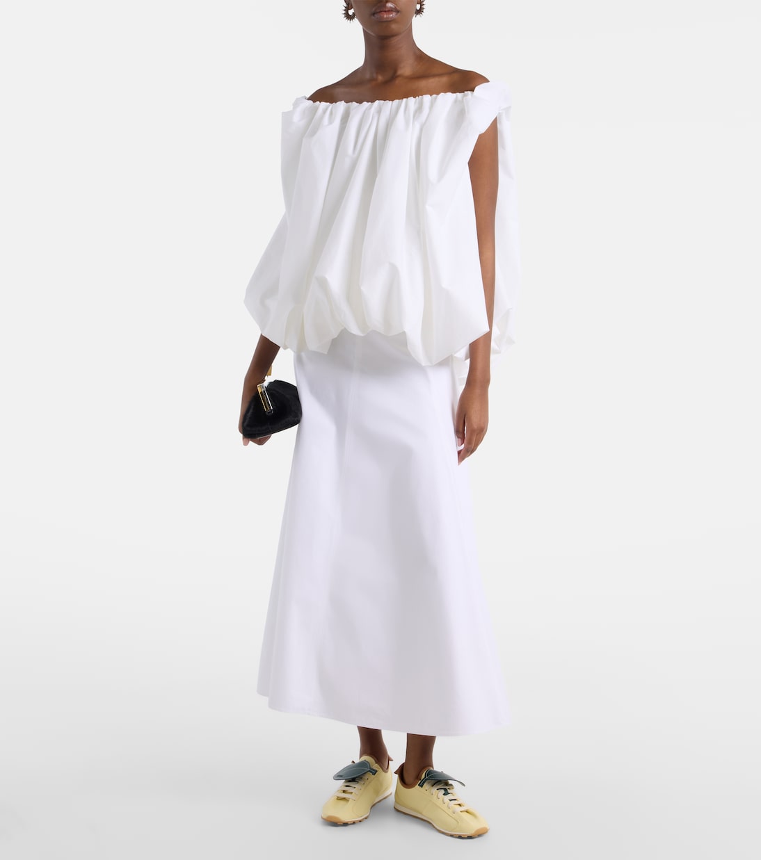 Tennis leather-trimmed canvas sneakers | Jacquemus