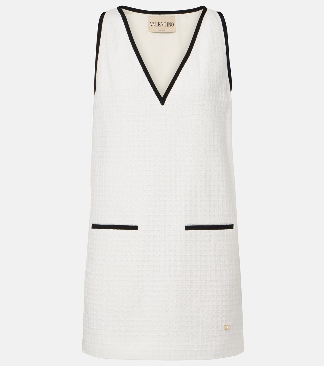 Cotton tweed minidress | Valentino