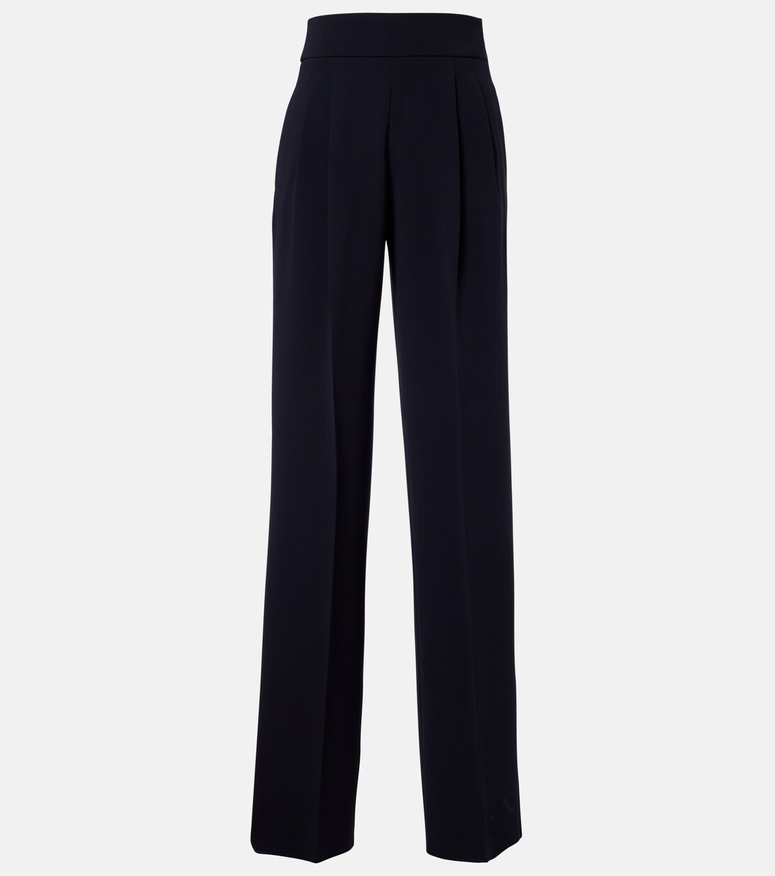 Pleated cady straight pants | Max Mara