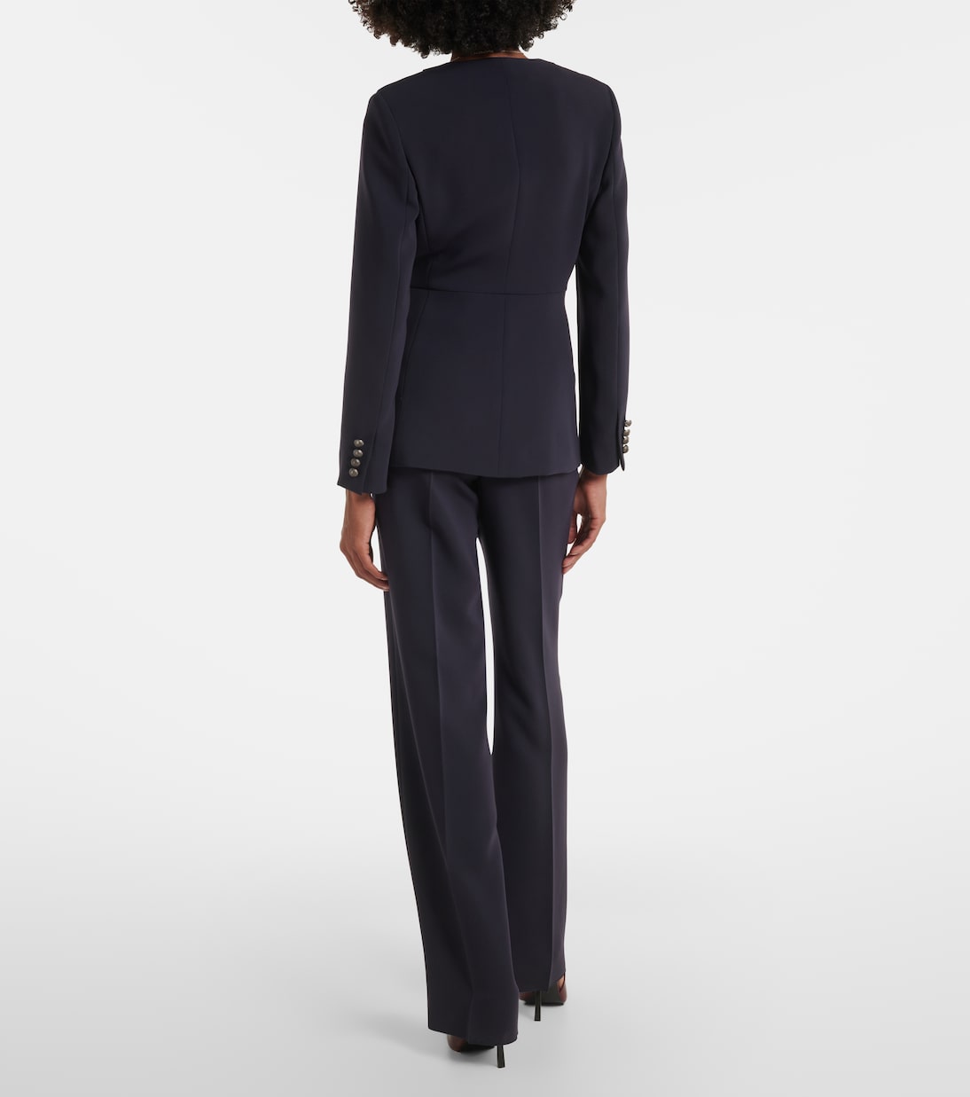 Pleated cady straight pants | Max Mara