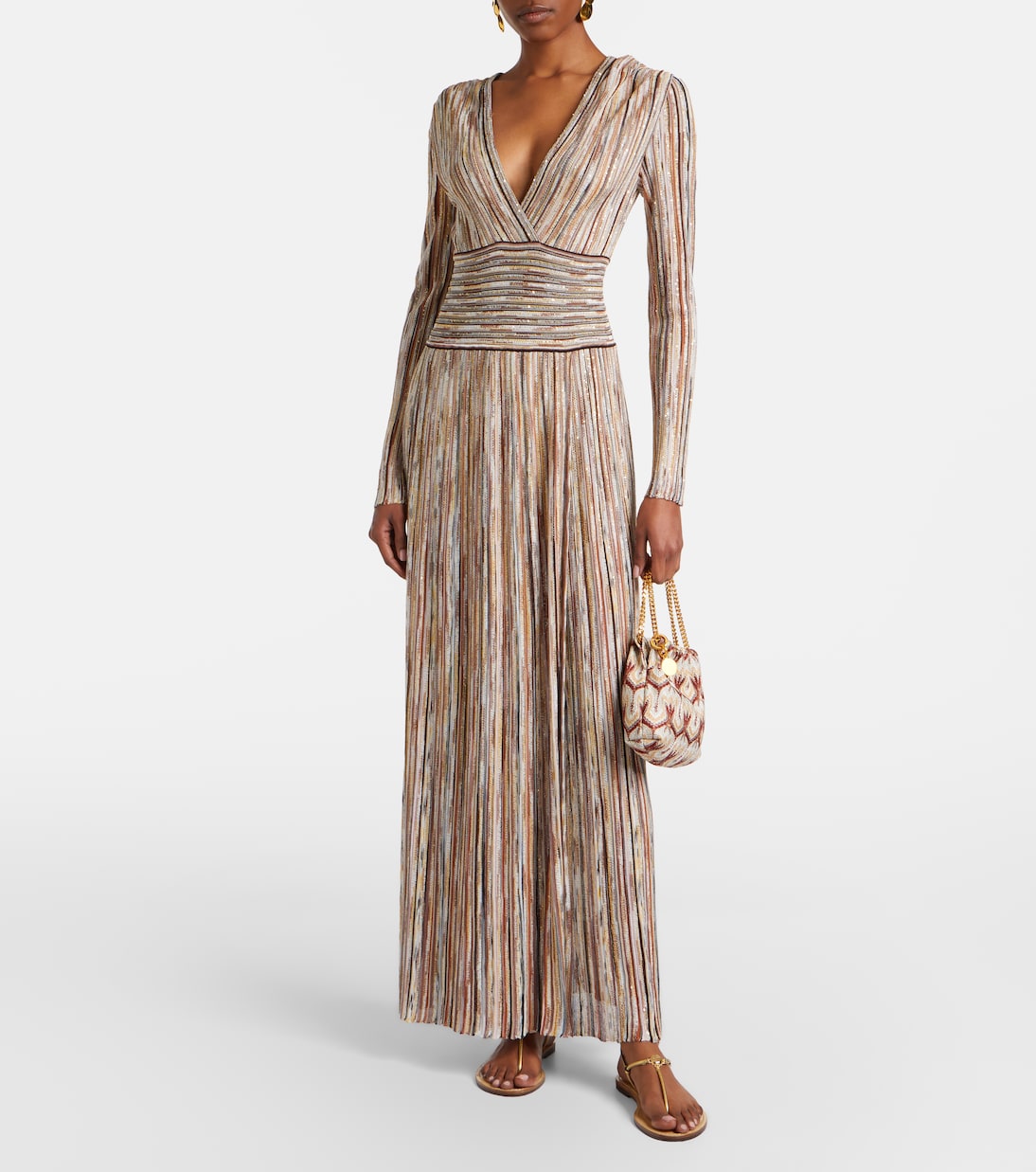 Mini lamé clutch | Missoni