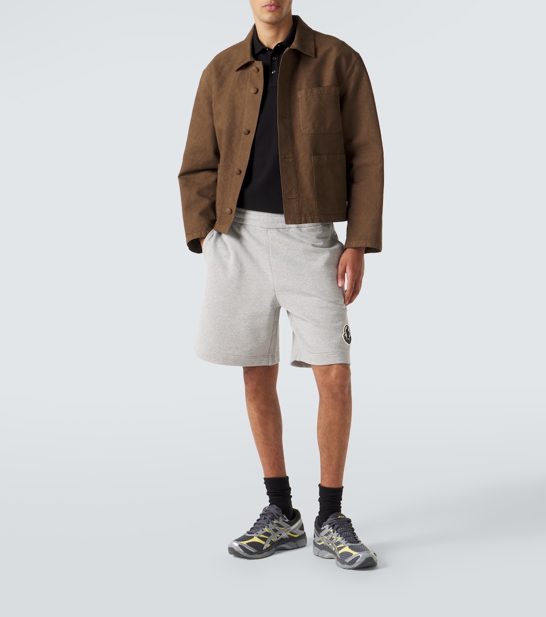 Cotton jersey Bermuda shorts | Moncler