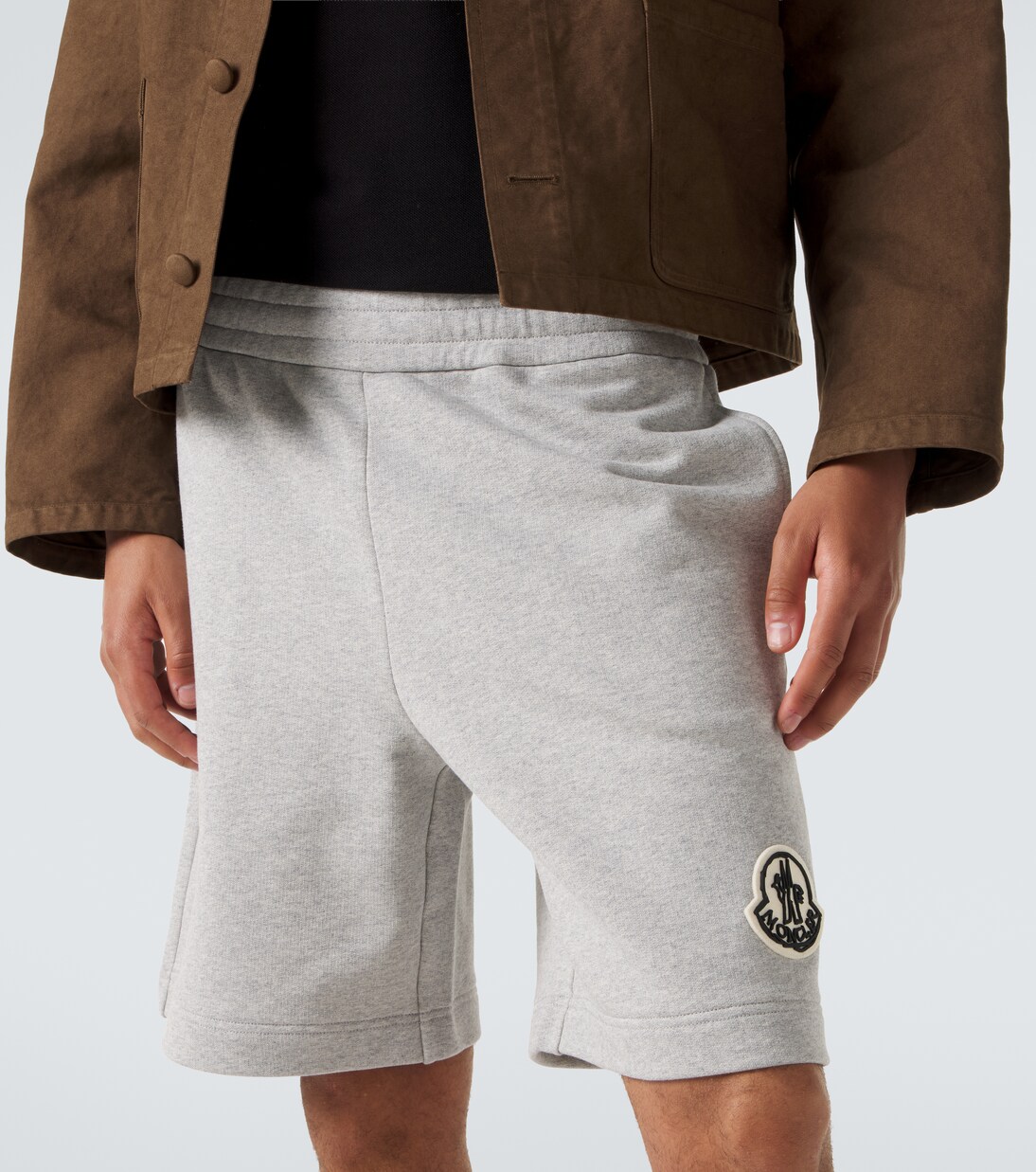 Cotton jersey Bermuda shorts | Moncler