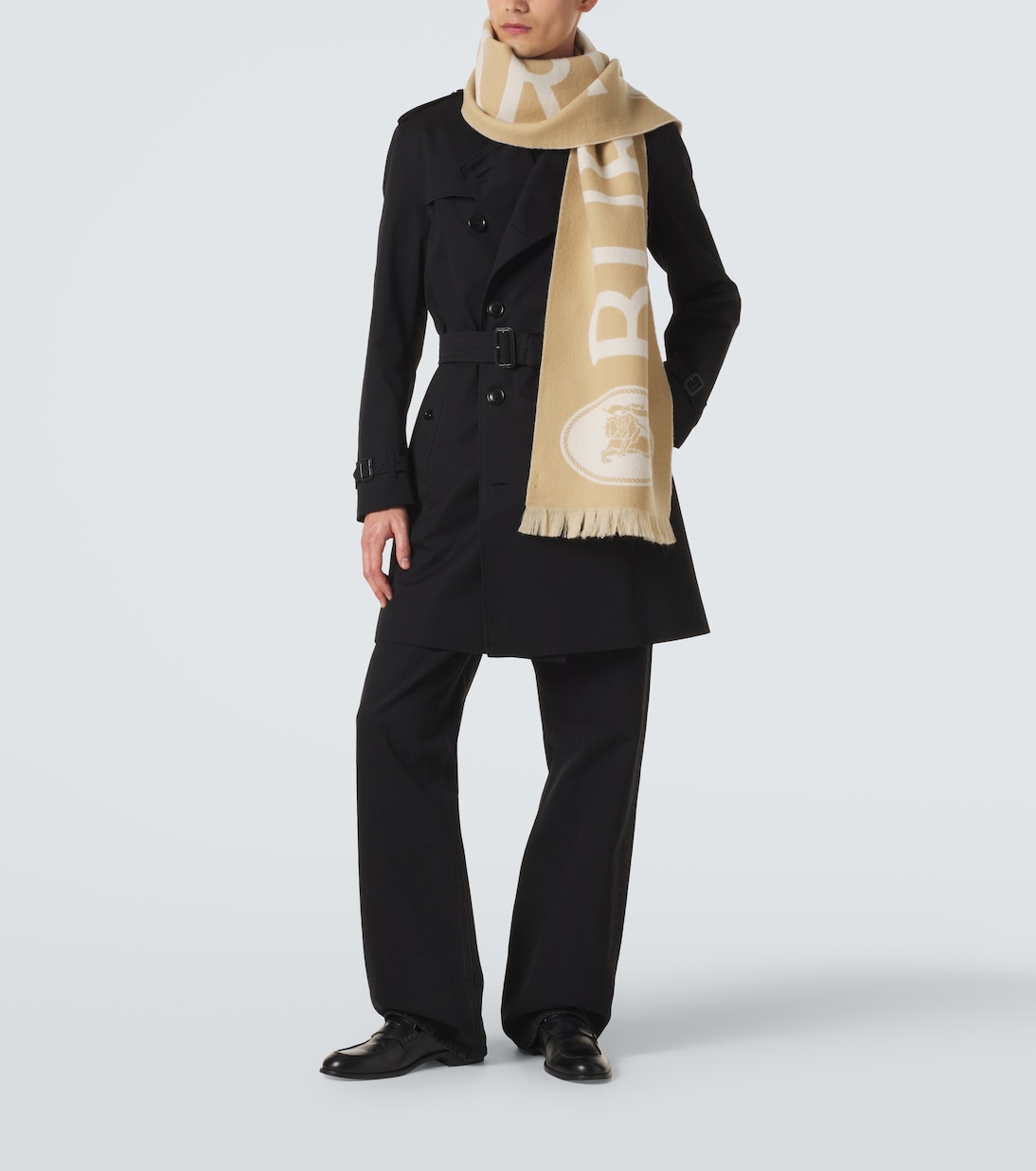 Logo wool scarf | Burberry