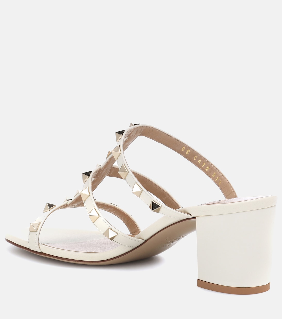Sandalen Rockstud 60 aus Leder | Valentino Garavani