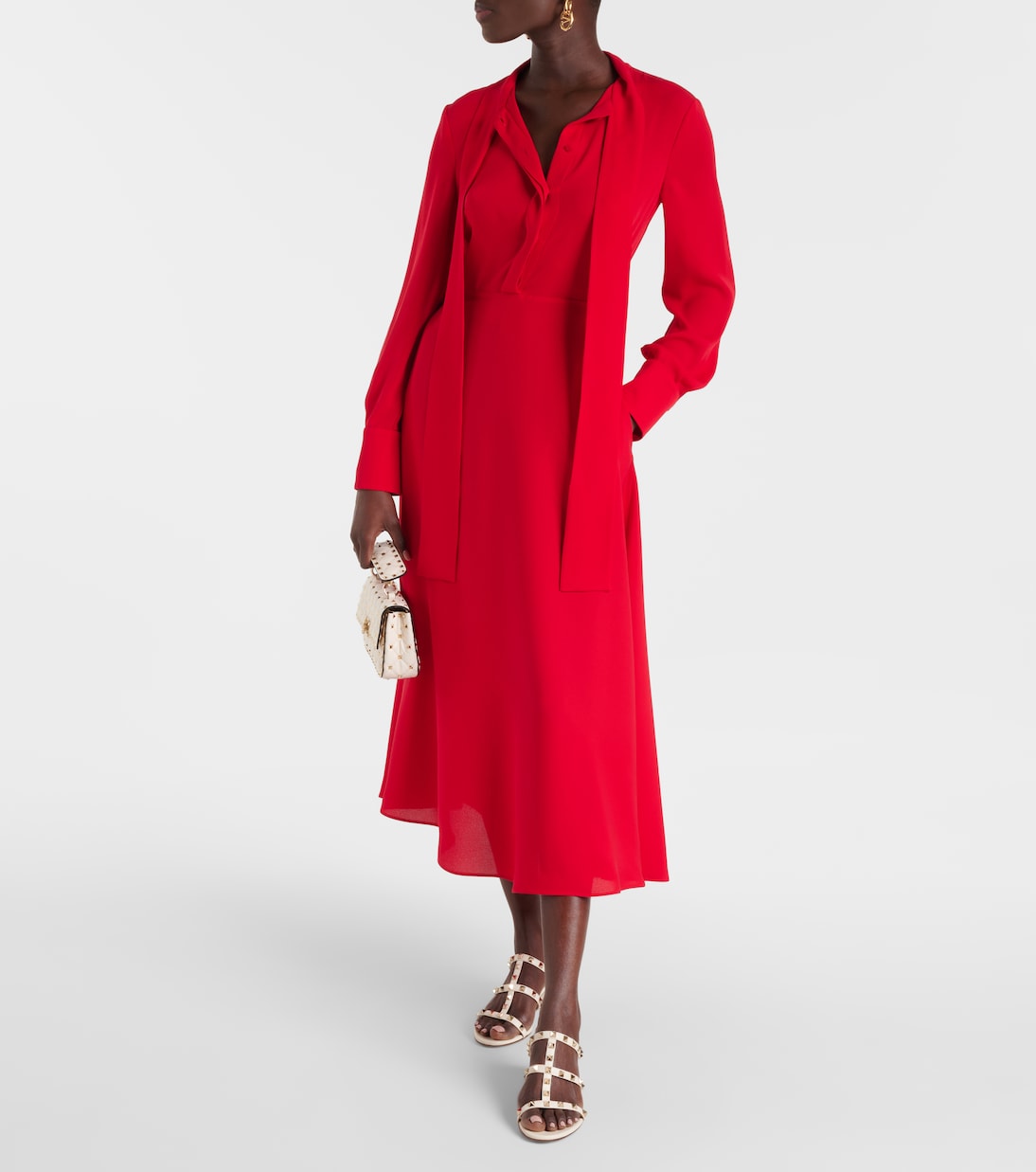 Sandalen Rockstud 60 aus Leder | Valentino Garavani