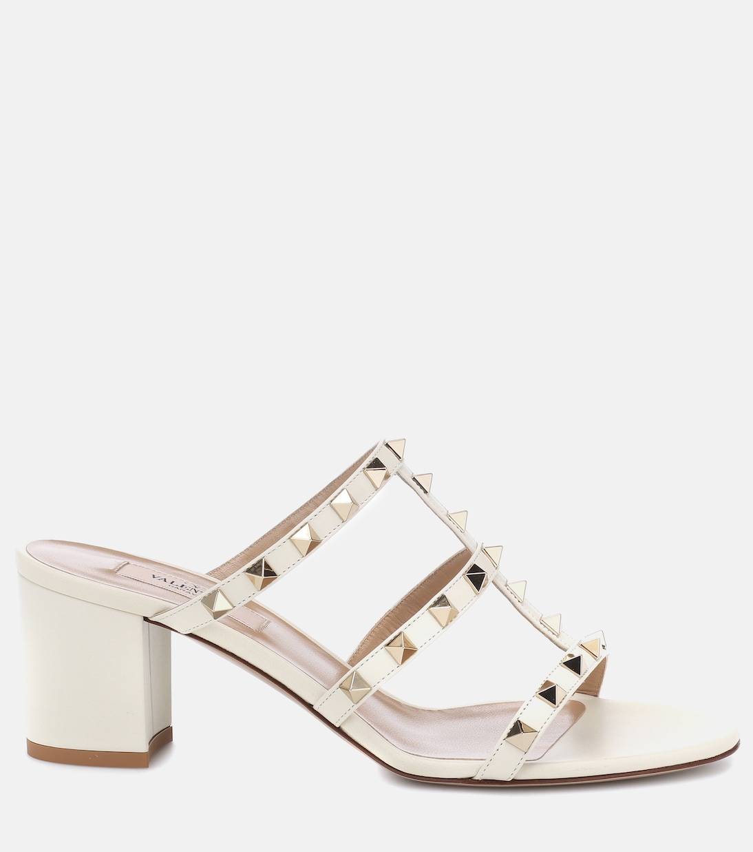 Sandalen Rockstud 60 aus Leder | Valentino Garavani