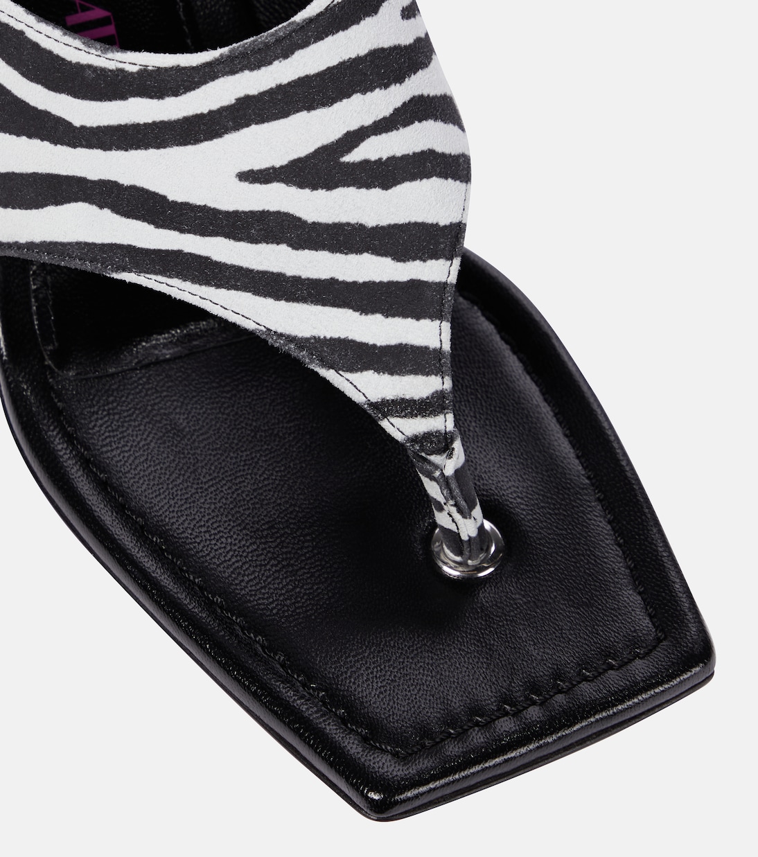 Sandalen Devon aus Veloursleder | The Attico