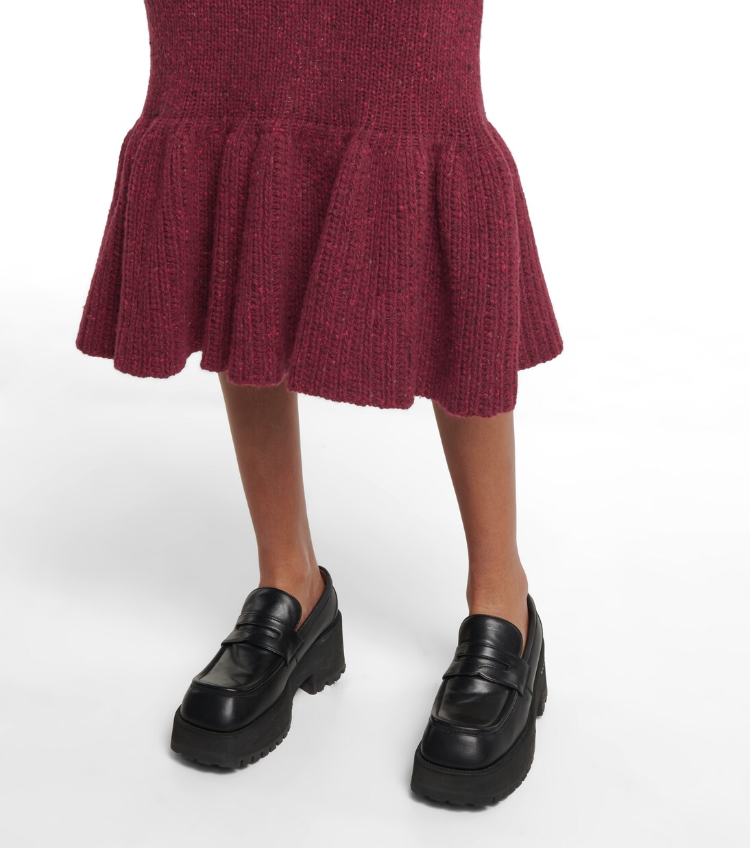 Wool knit midi skirt | Marni
