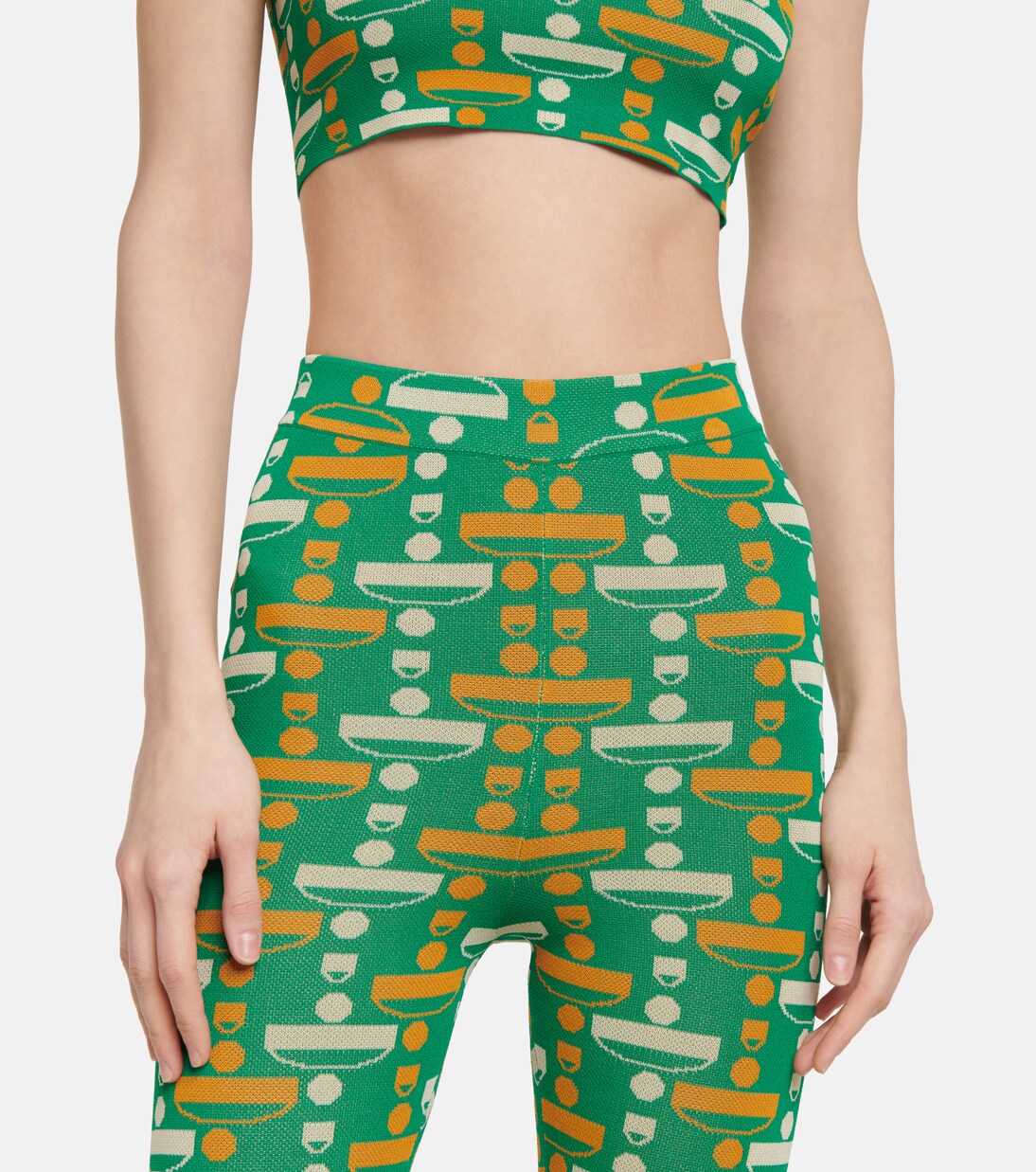 High-Rise Leggings aus Jacquard | Dodo Bar Or