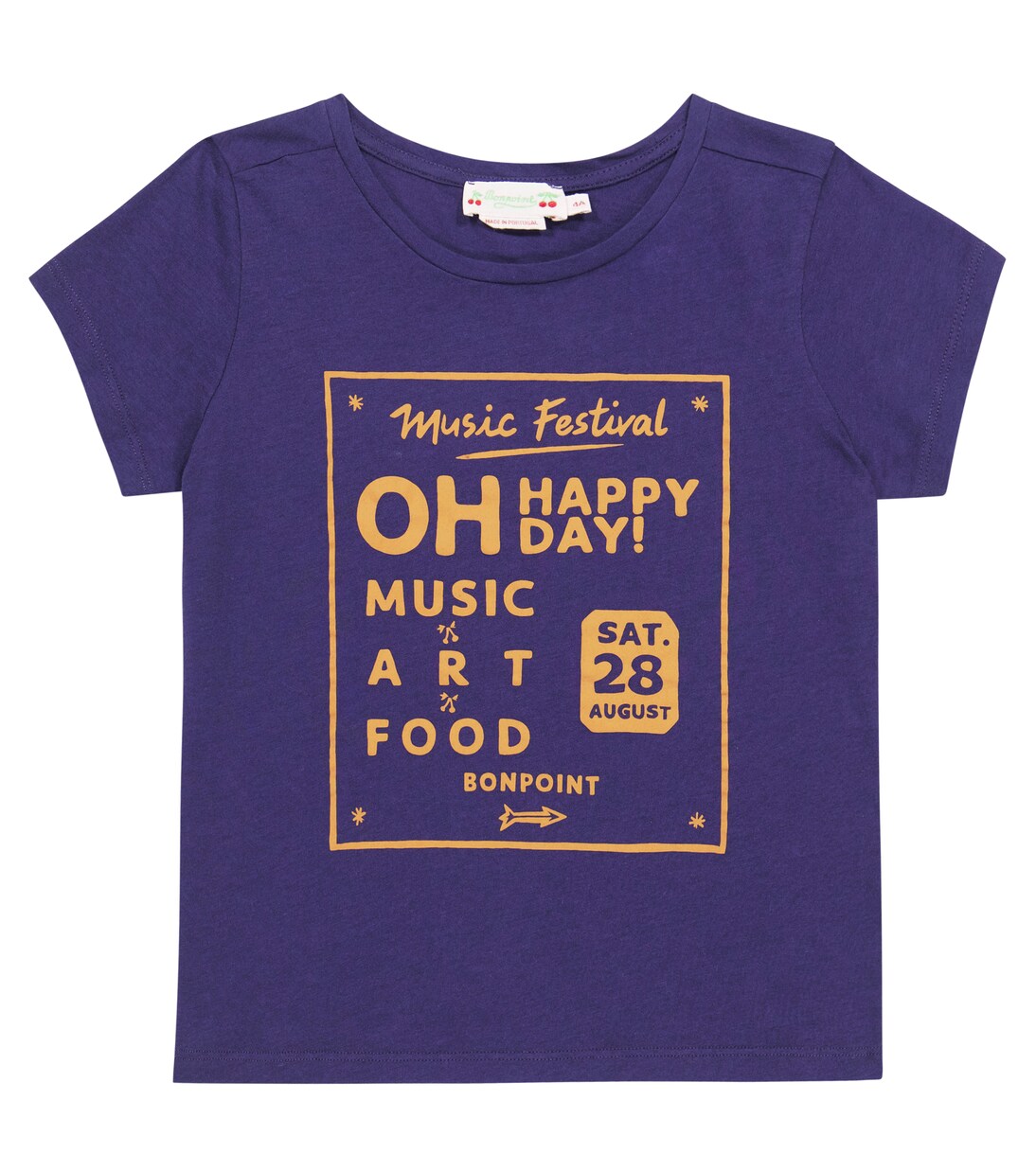 Printed cotton jersey T-shirt | Bonpoint