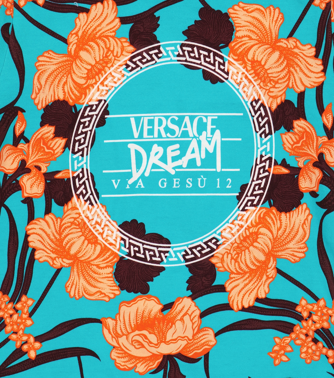 Bedrucktes T-Shirt aus Baumwoll-Jersey | Versace Kids