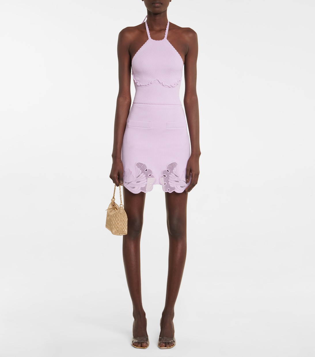 Minirock mit Spitze | Self-Portrait