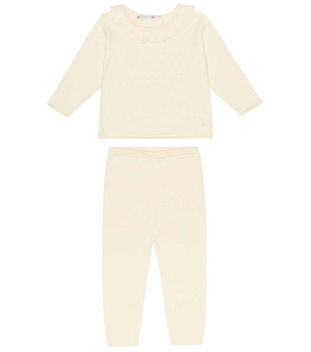 Baby Anisa cotton-blend top and pants set | Bonpoint