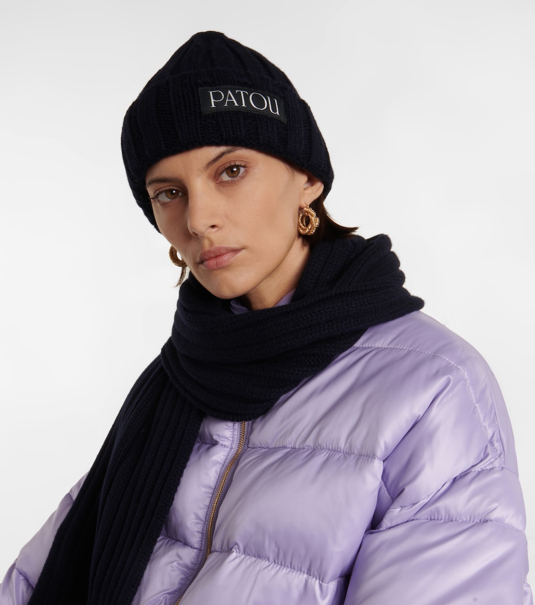 Berretto in maglia di lana e cashmere | Patou