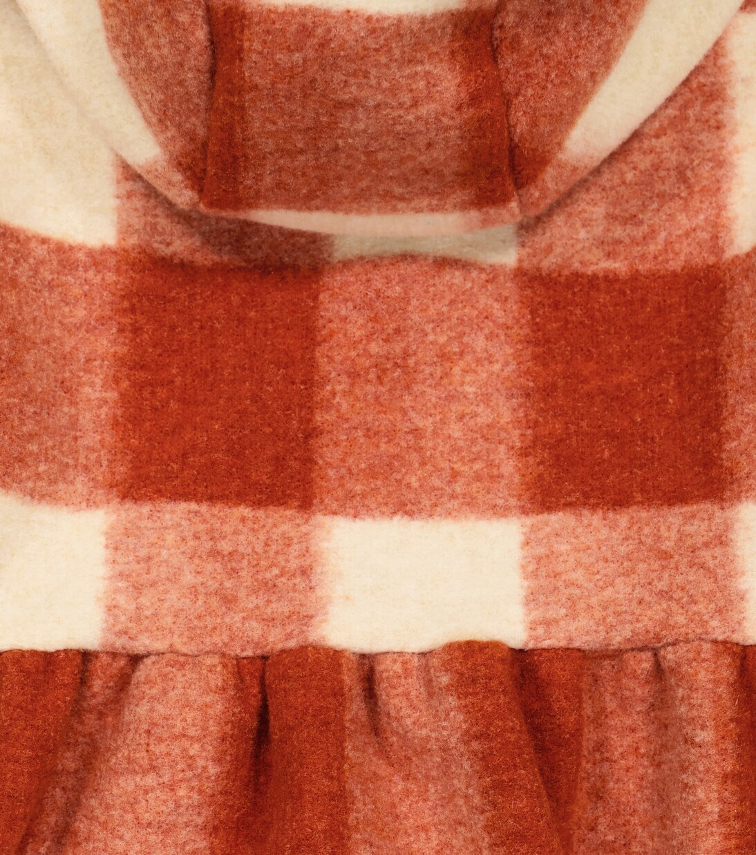 Checked hooded parka | Il Gufo