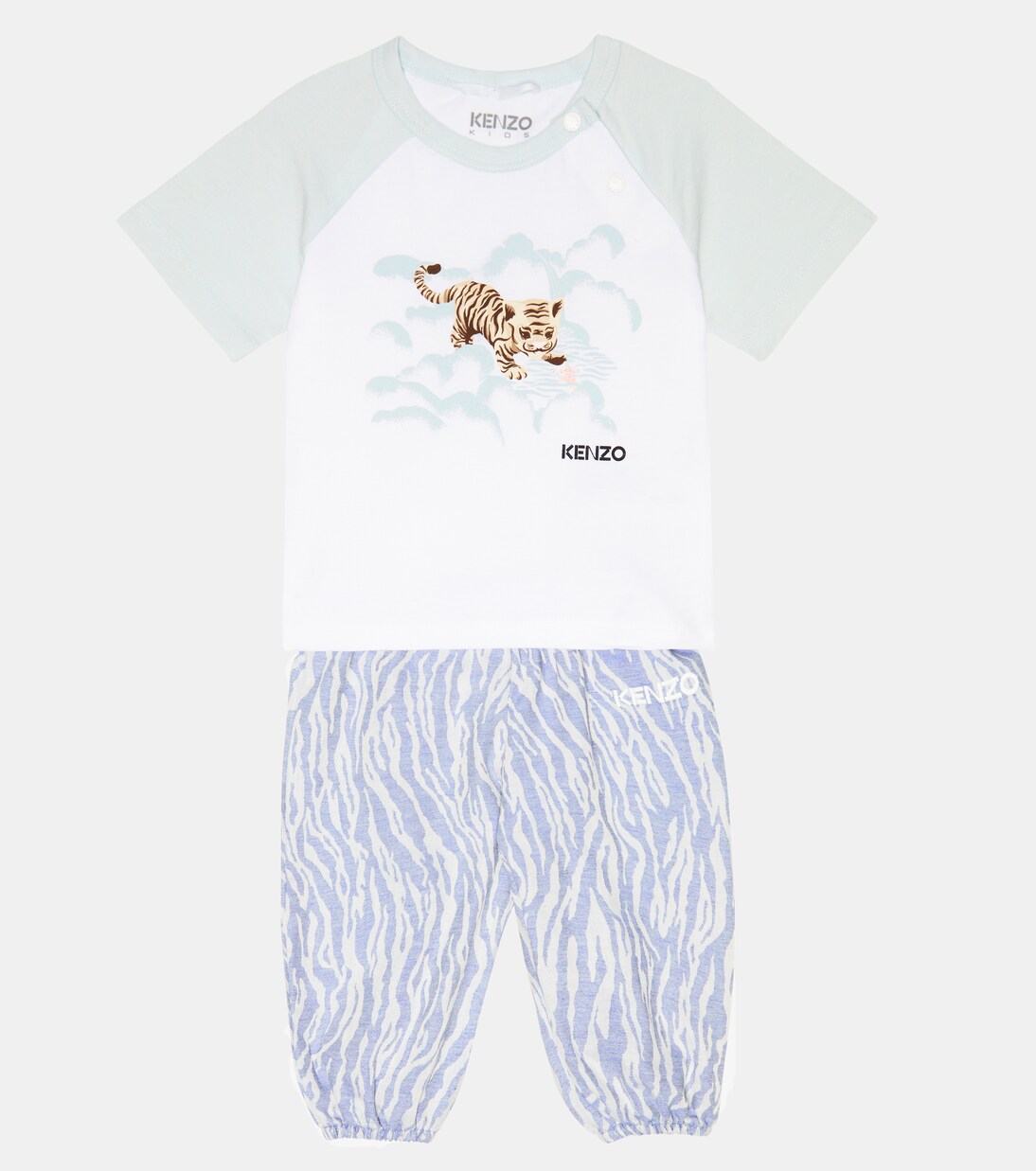Baby logo T-shirt and pants set | Kenzo Kids