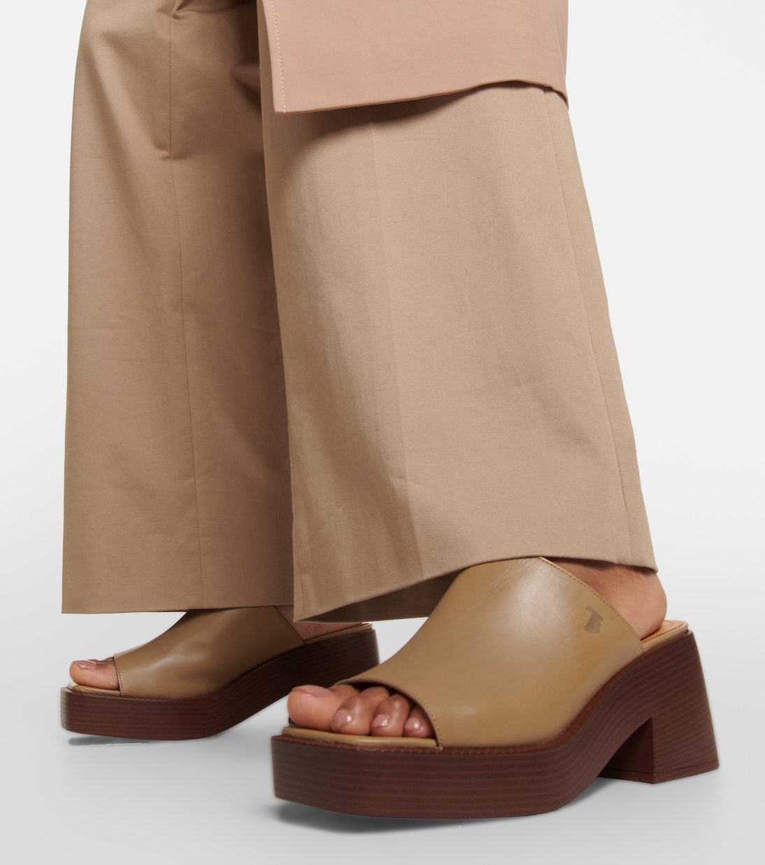 Pantoletten aus Leder | Tod's