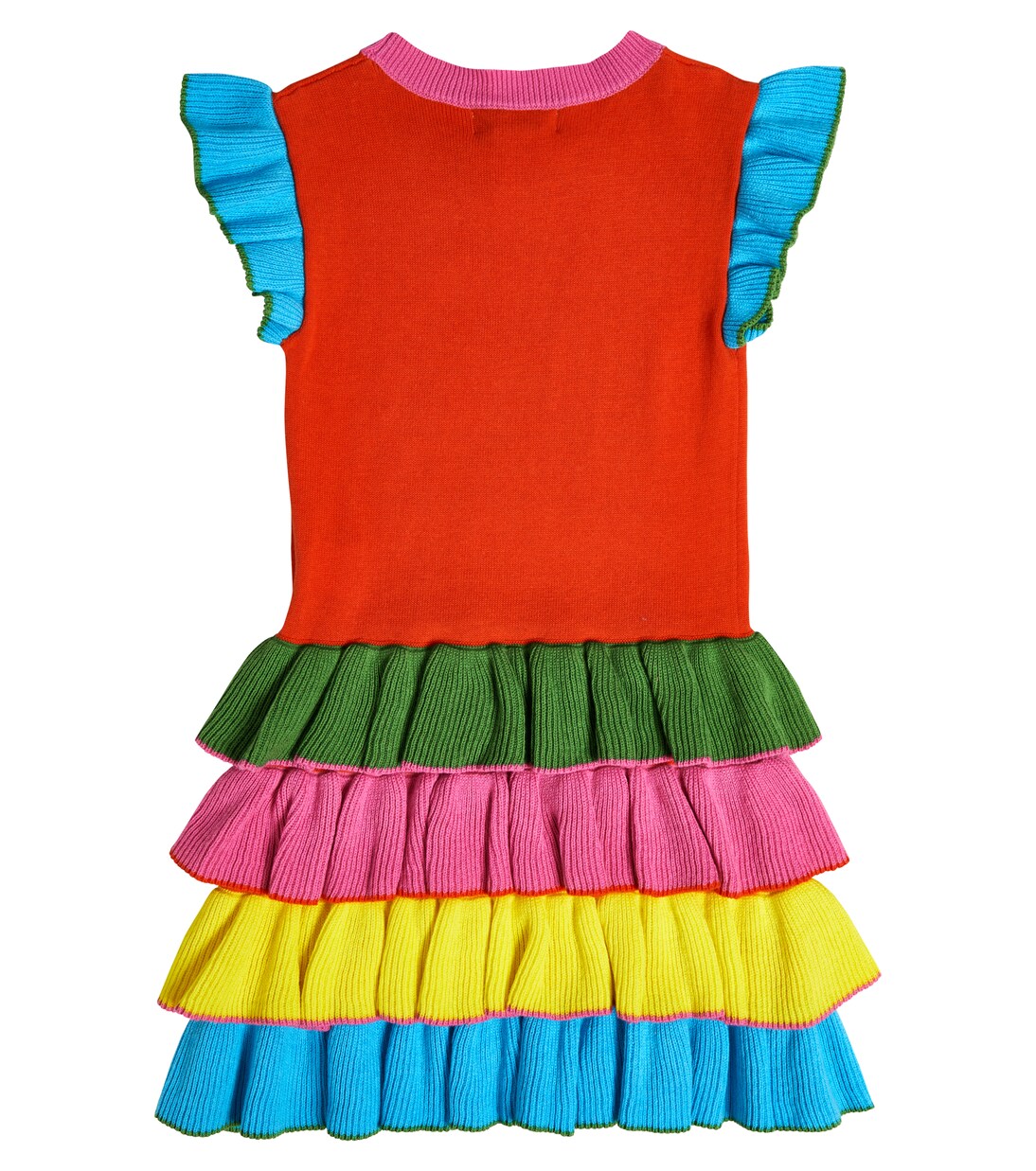 Ruffled cotton dress | Stella McCartney Kids