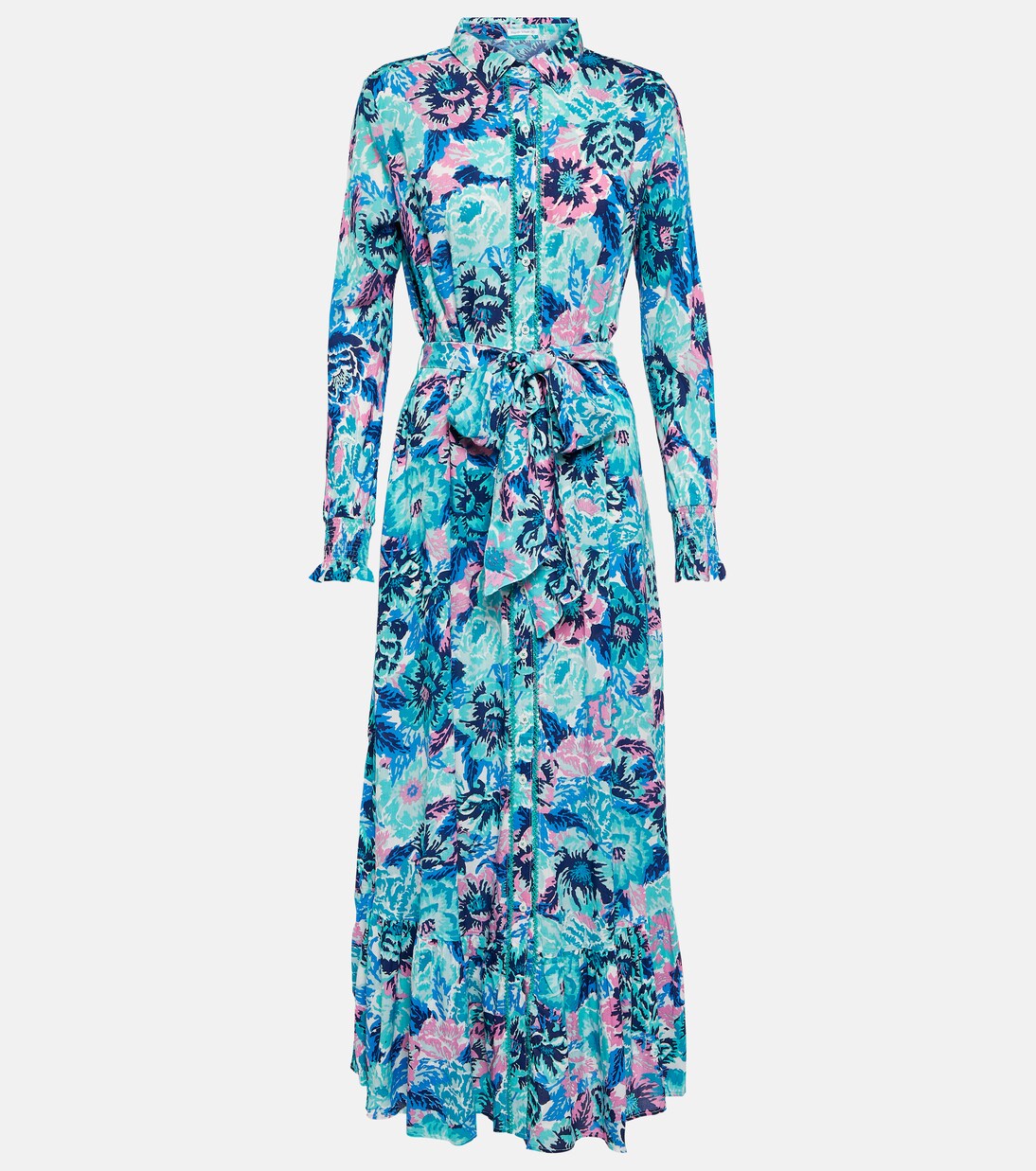 Robe longue Kimi imprimée | Poupette St Barth