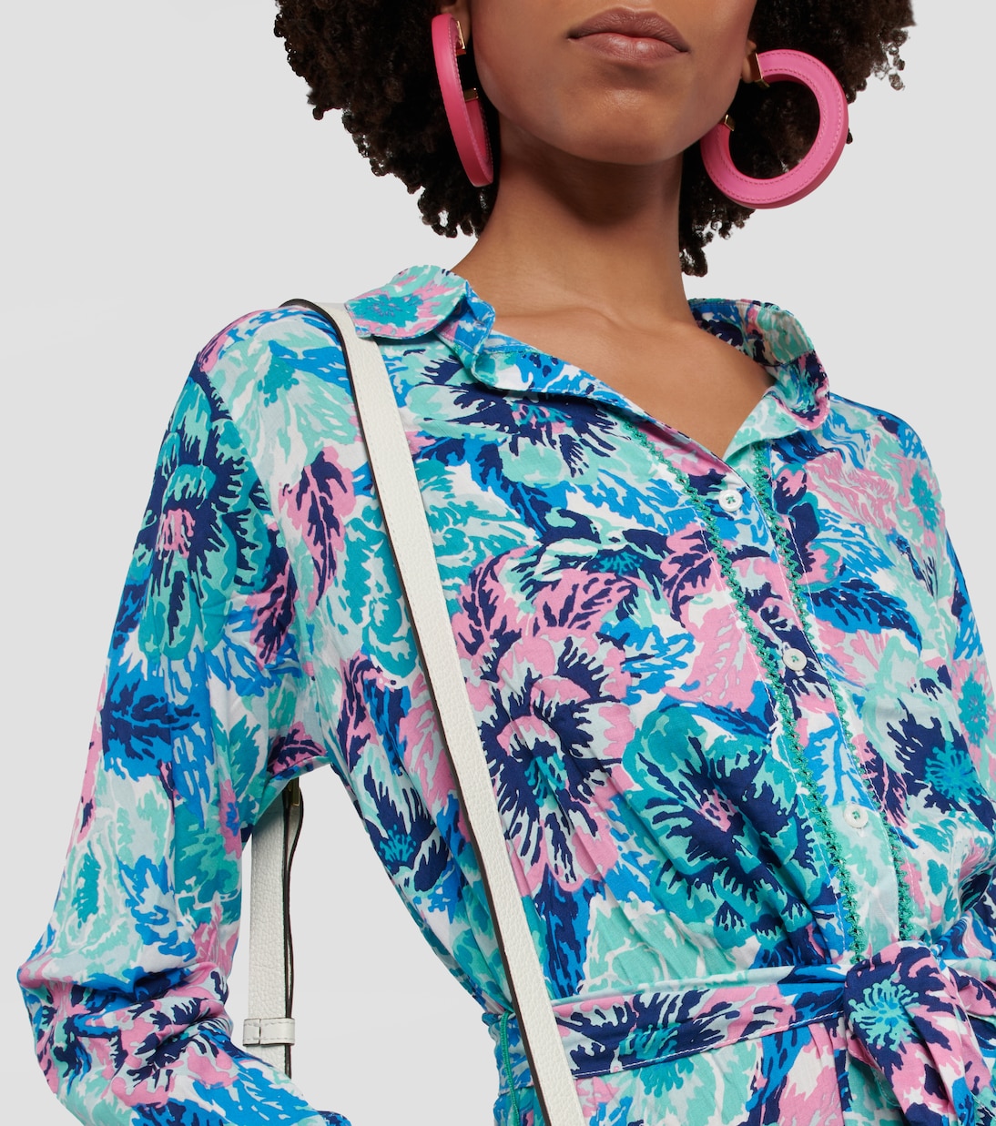 Robe longue Kimi imprimée | Poupette St Barth