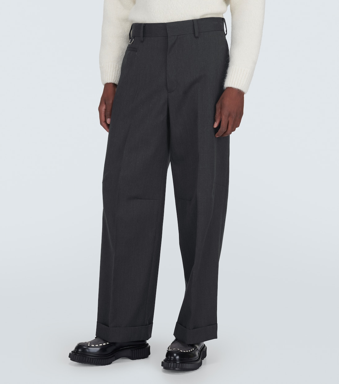 Wool straight pants | Undercover