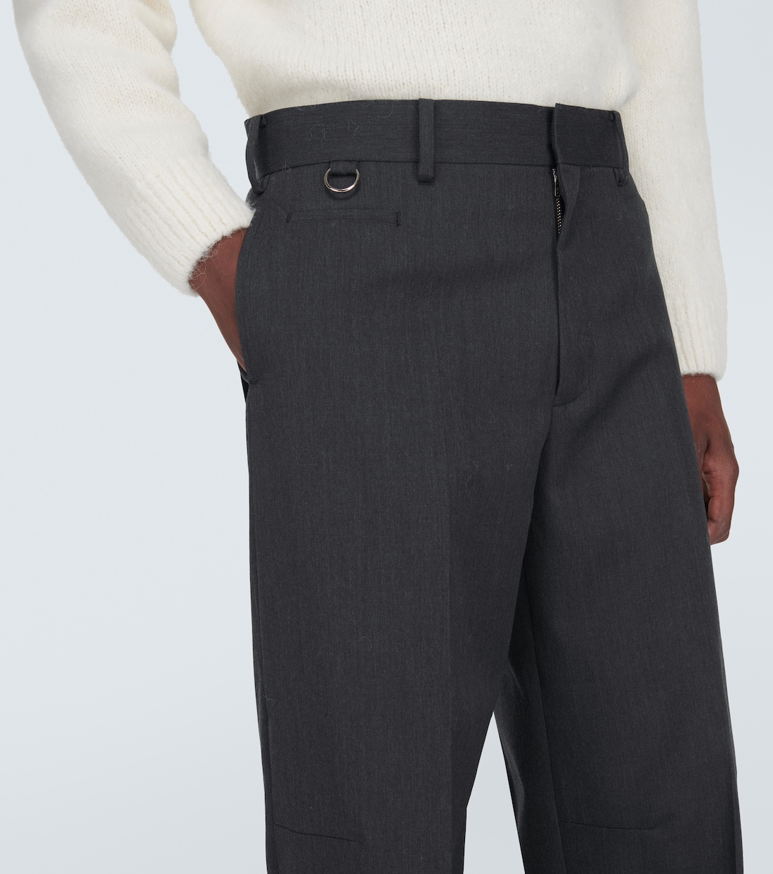 Wool straight pants | Undercover