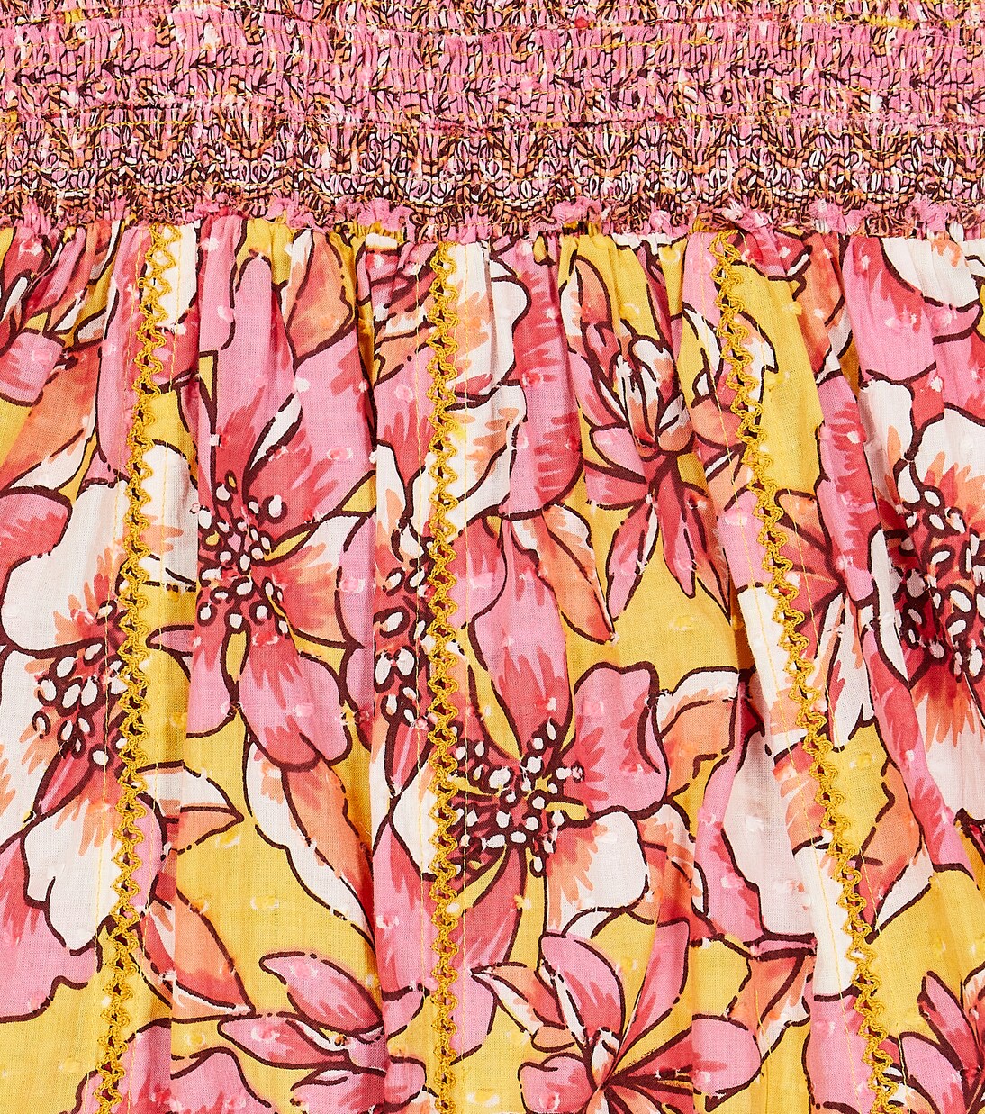 Cindy floral cotton dress | Poupette St Barth Kids