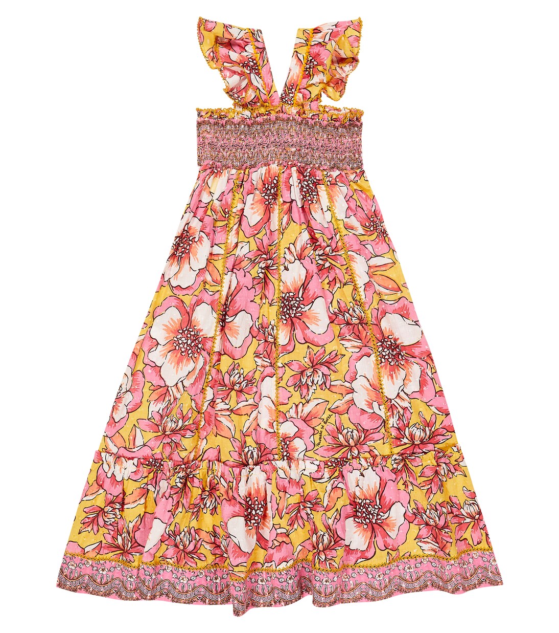 Cindy floral cotton dress | Poupette St Barth Kids