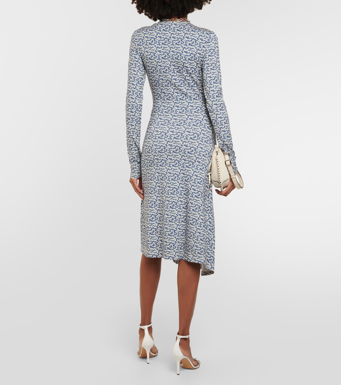 Abito midi Lania in jersey con stampa | Marant Etoile