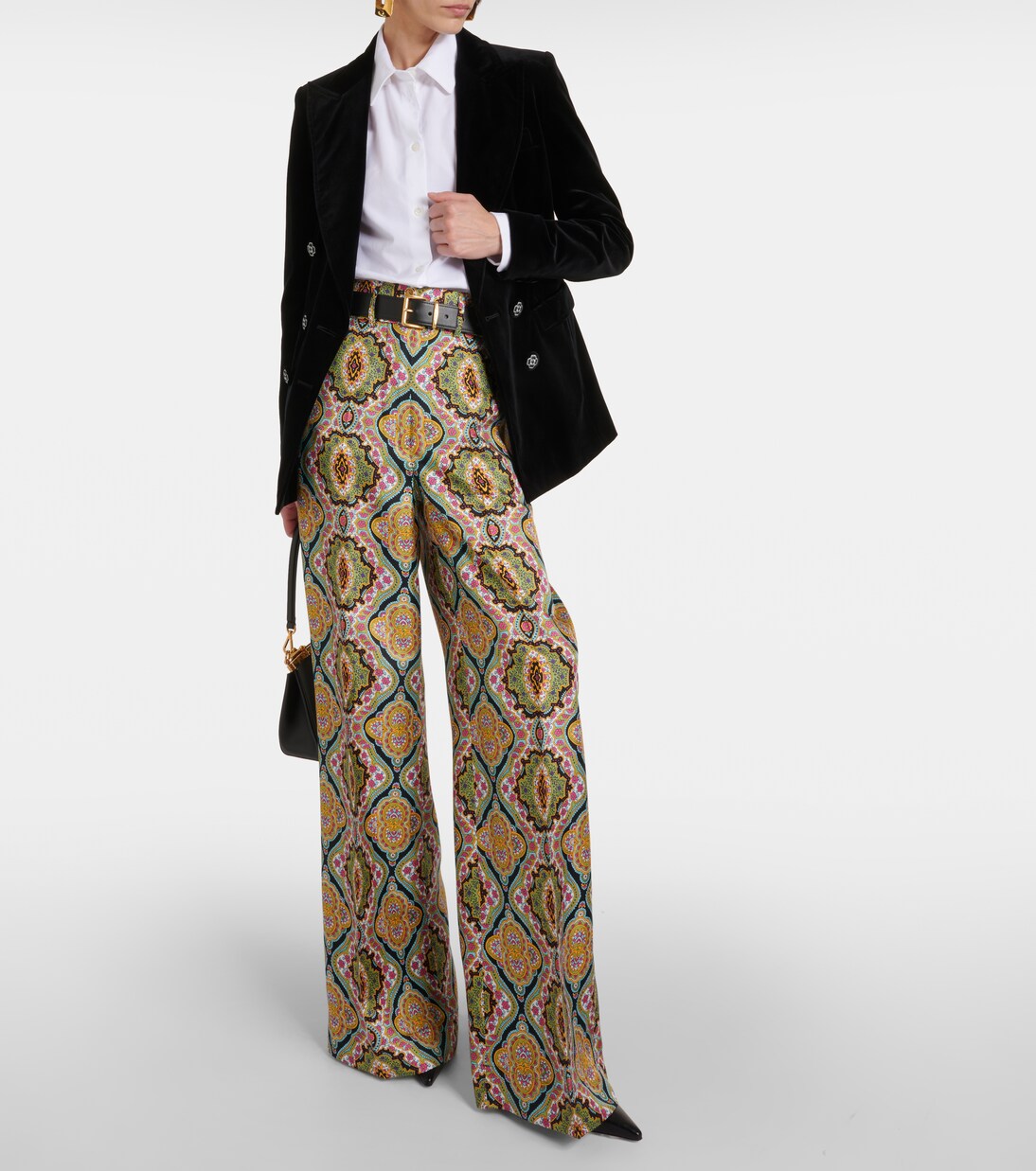 Weite Hose aus Seide | Etro