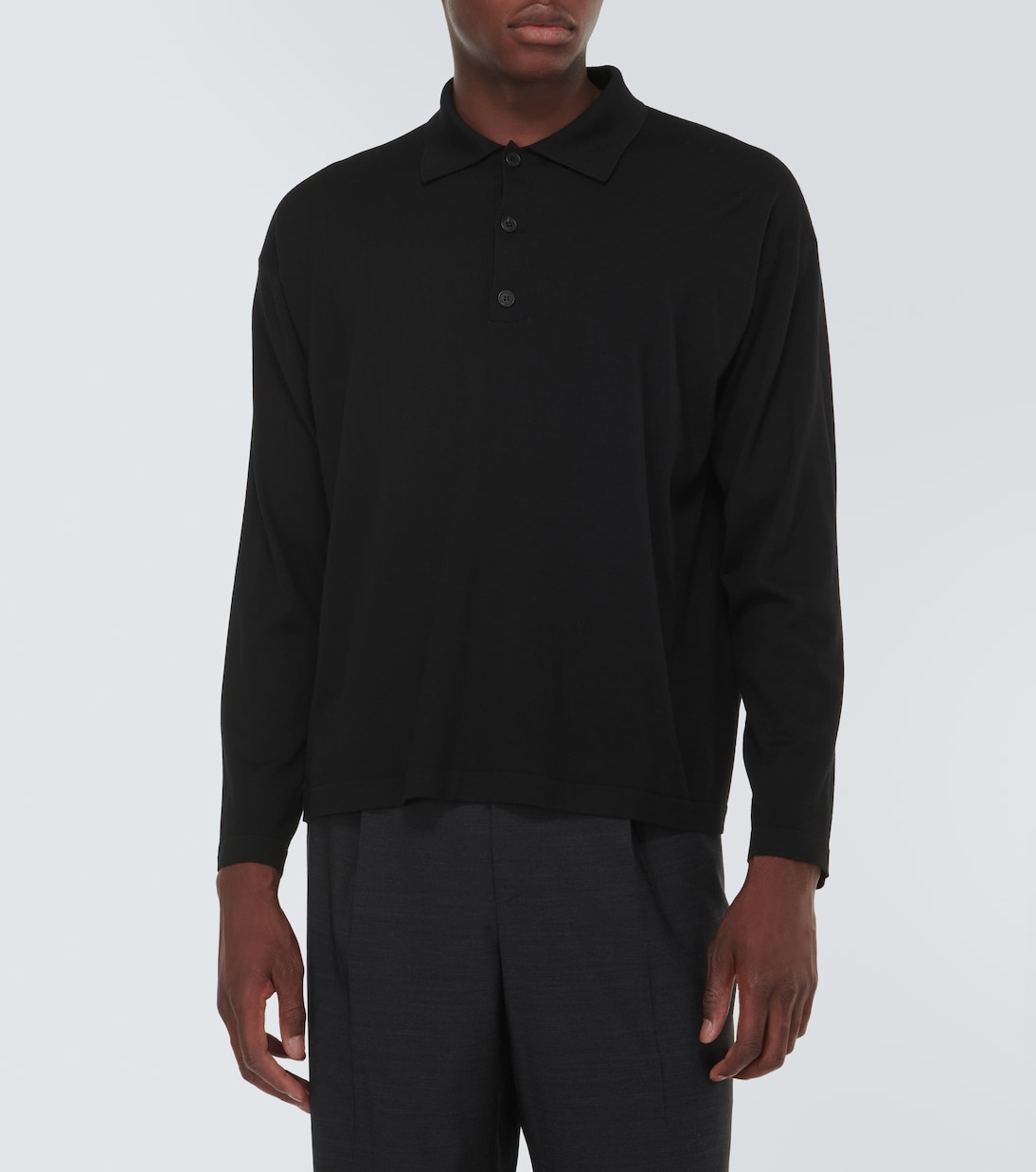 Djon wool polo sweater | The Row