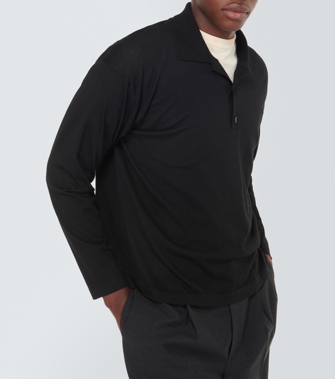 Djon wool polo sweater | The Row