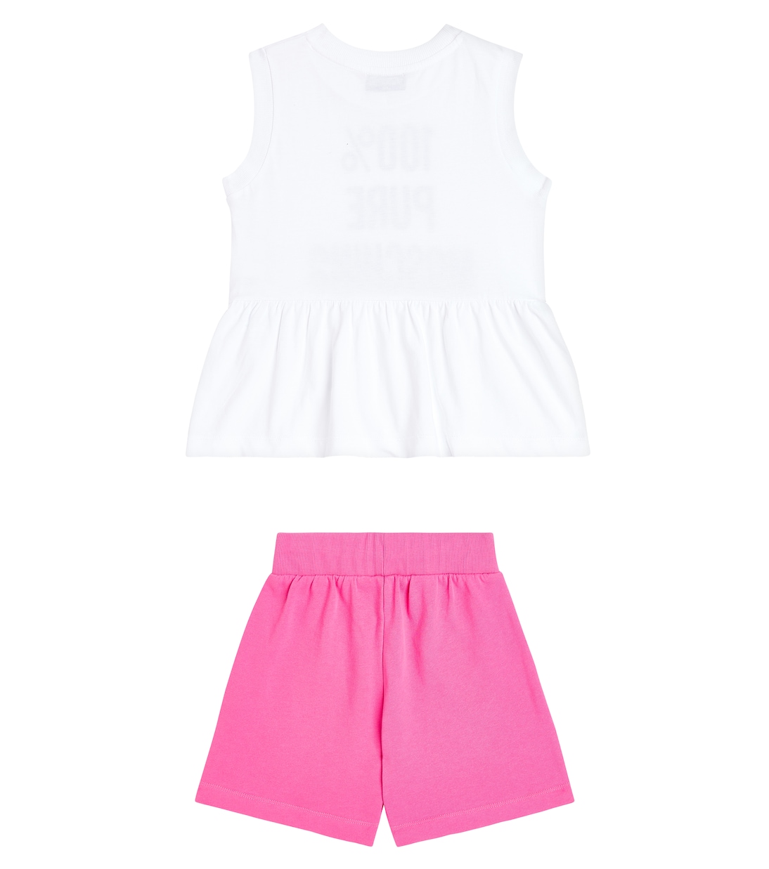 Set aus Top und Shorts aus Baumwoll-Jersey | Moschino Kids