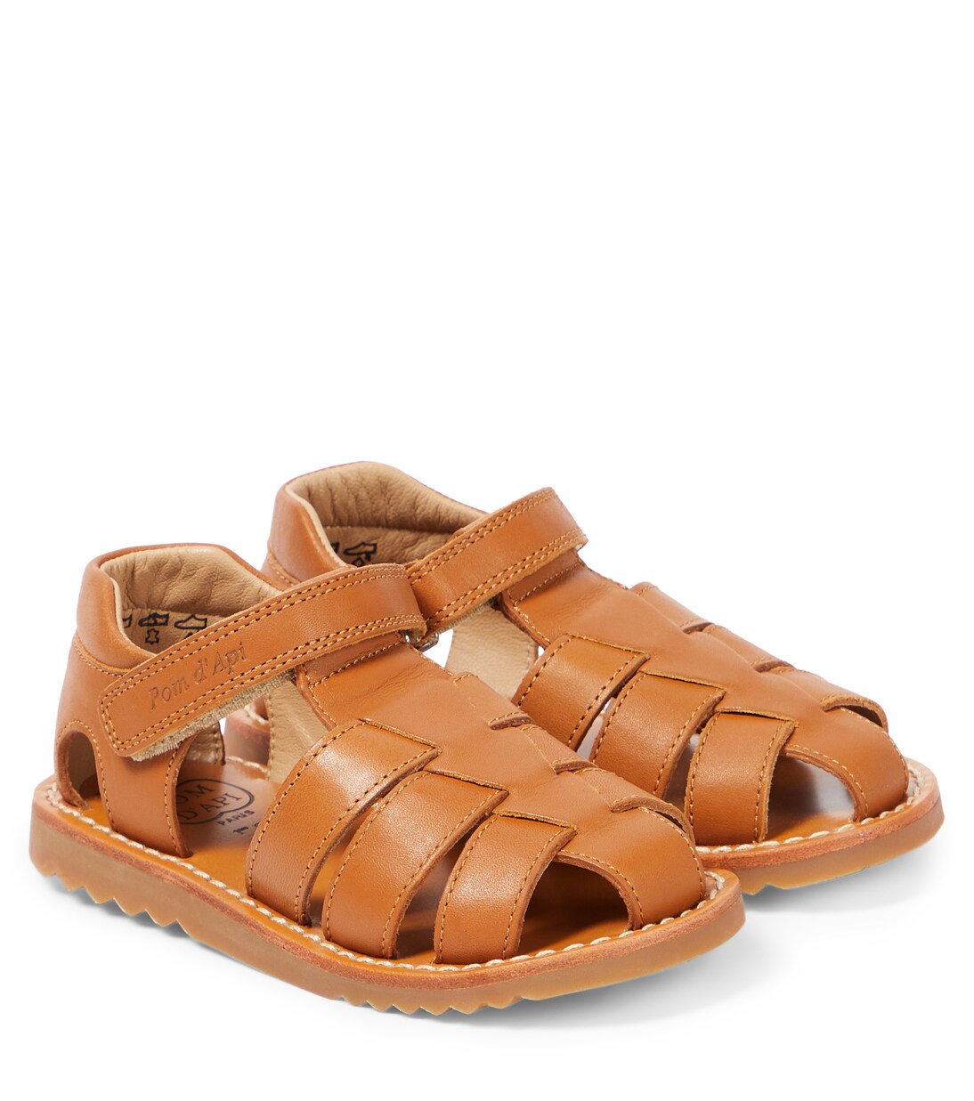 Waff Papy leather sandals | Pom d'Api